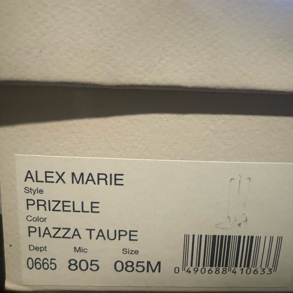 Alex Marie Prizelle Piazza Taupe Tall Suede Boots (Dept 0665 Mic 805 Size 8.5) - Picture 2 of 5